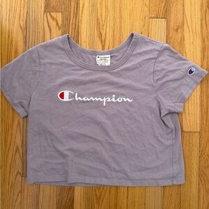 Champion crop top Purple Size L